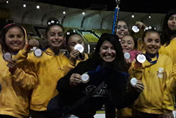 Cheerdance del Boston College La Farfana en su participación en la ciudad de Coquimbo 2016