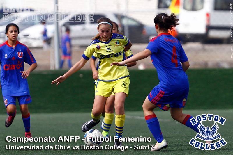 Futbol Femenino ANFP Sub17 - UdeChile vs Boston College