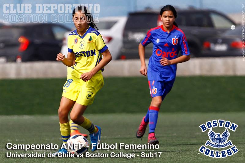 Futbol Femenino ANFP Sub17 - UdeChile vs Boston College