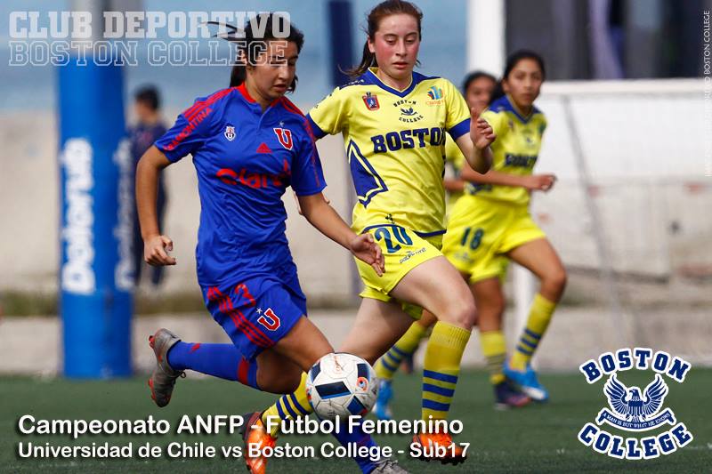 Futbol Femenino ANFP Sub17 - UdeChile vs Boston College