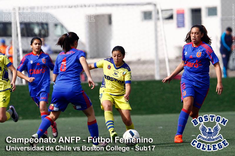 Futbol Femenino ANFP Sub17 - UdeChile vs Boston College