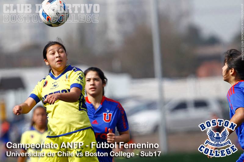 Futbol Femenino ANFP Sub17 - UdeChile vs Boston College