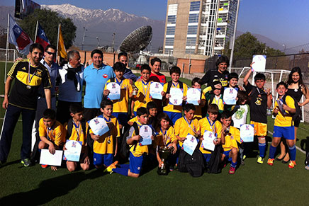 Colegio Boston College la Farfana Campeon Invicto Torneo de Futbol Escolar Sub 12 Copa PF