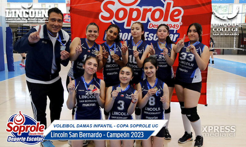 Campeonas Voleibol Infantil Damas 