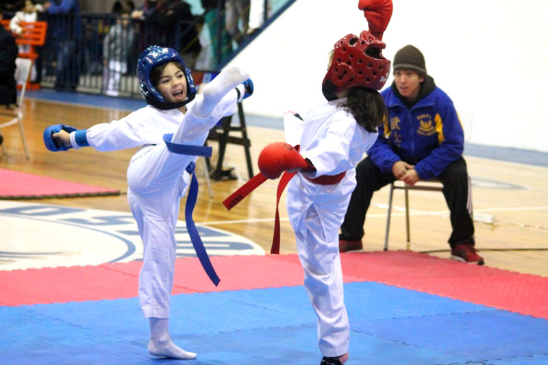 Gran campeonato de Karate escolar se realizó en Boston College