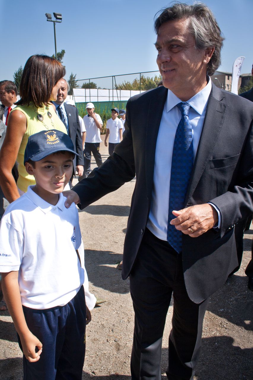 Benjamín Alvarado junto a importantes golfistas participaron de la inauguración del Putting Green Golf de Boston College La Farfana y da el vamos al Classic