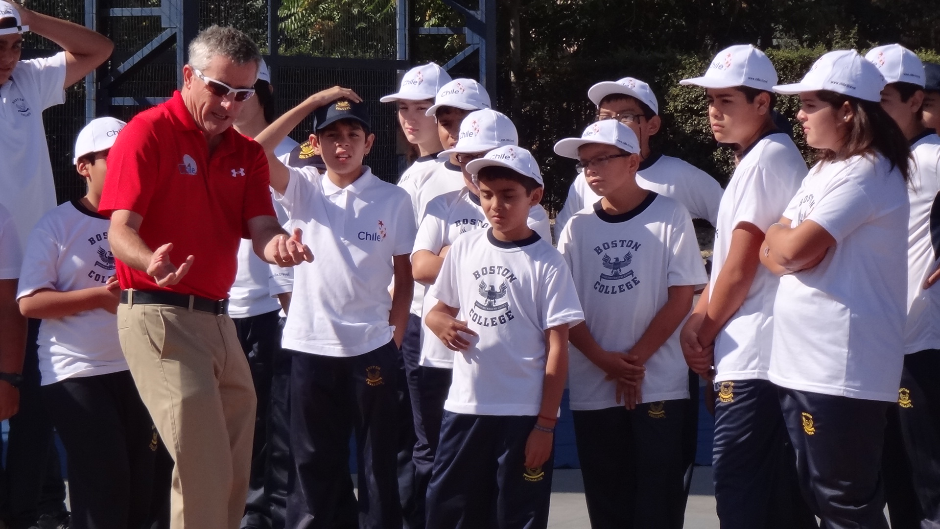 Benjamín Alvarado junto a importantes golfistas participaron de la inauguración del Putting Green Golf de Boston College La Farfana y da el vamos al Classic