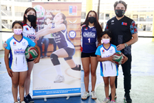 Visita director IND RM Chile a Proyecto Voleibol