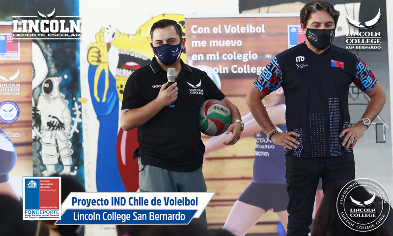 Visita director IND RM Chile a Proyecto Voleibol