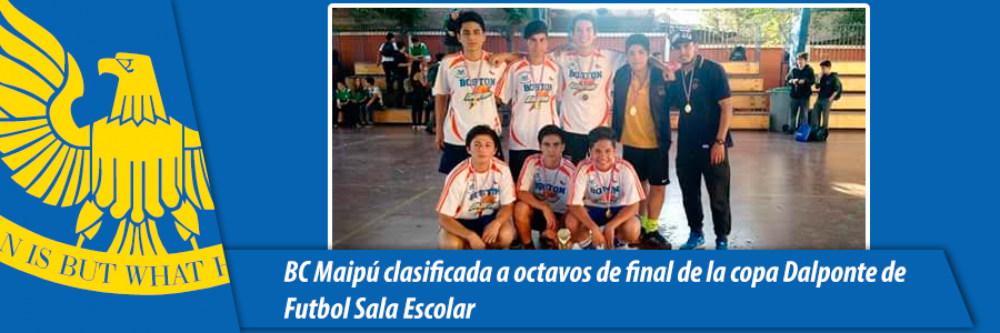 Foto BC Maipú clasificada a octavos de final de la copa Dalponte de Futbol Sala Escolar