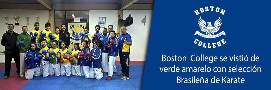 Boston  College se vistió de verde amarelo con selección Brasileña de Karate