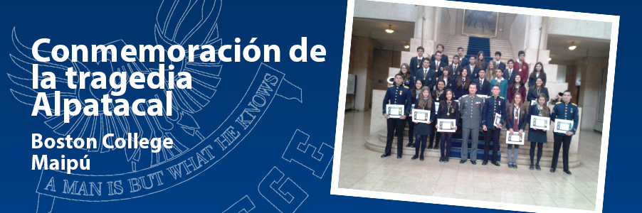 Boston College Maipú participa en  conmemoración de la tragedia Alpatacal