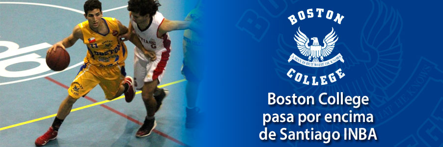 Foto Boston College pasa por encima de Santiago INBA en la Libcentro 