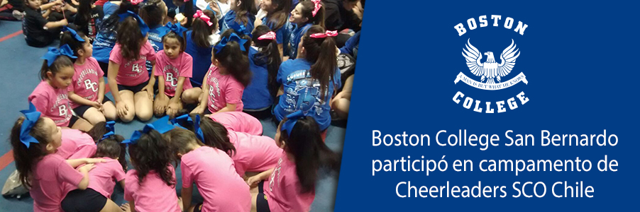 Boston College San Bernardo participó en campamento de Cheerleaders SCO Chile 