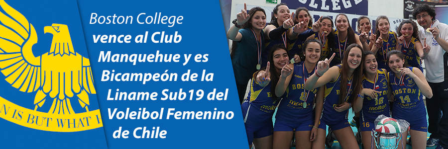 Foto Boston College vence al Club Manquehue y es Bicampeón de la Liname Sub19 del Voleibol Femenino de Chile