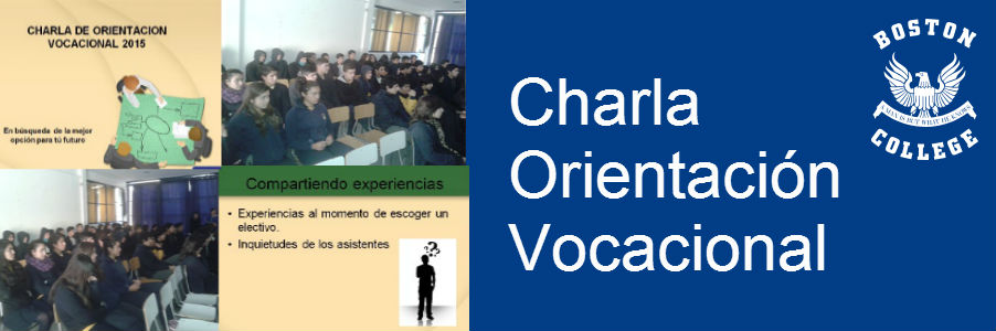 Charla de Orientación Vocacional en Boston College Maipú