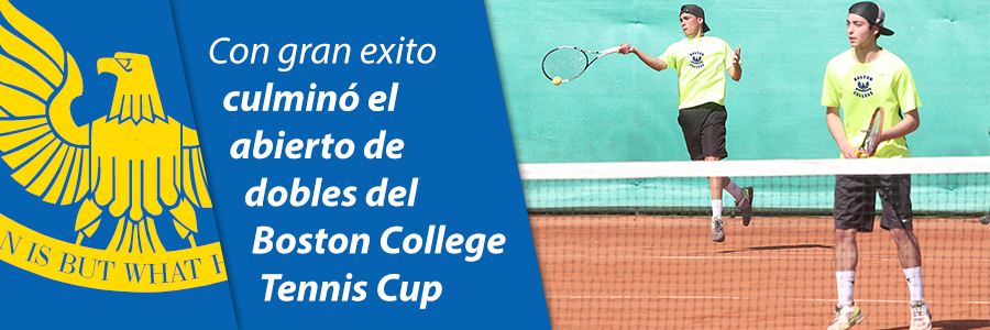 Foto Con gran exito culminó el abierto de dobles del Boston College Tennis Cup