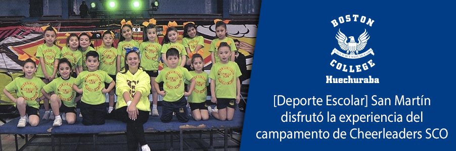[Deporte Escolar] San Martín disfrutó la experiencia del campamento de Cheerleaders SCO
