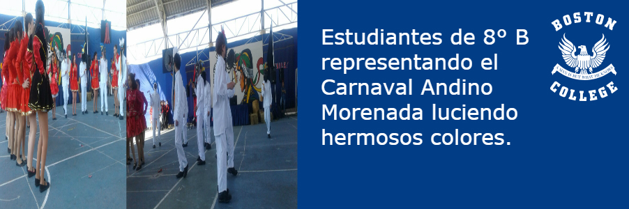 EL NORTE ANDINO REPRESENTADO CON EL 8° B DE NUESTRO COLEGIO