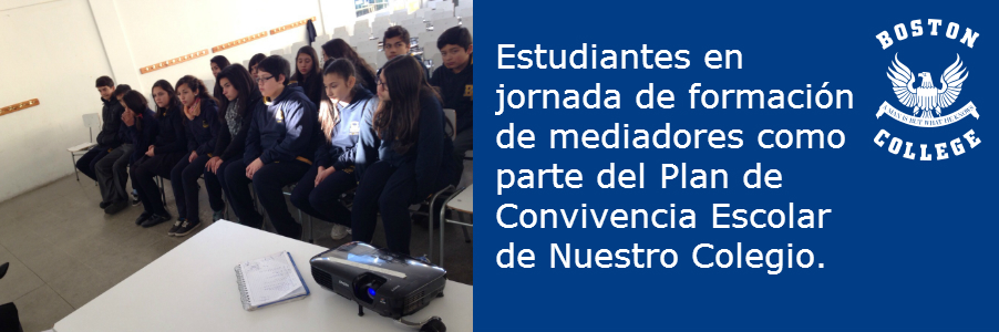 Estudiantes en jornada de formación como mediadores escolares.