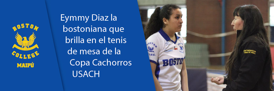 Eymmy Diaz la bostoniana que brilla en el tenis de mesa de la Copa Cachorros USACH