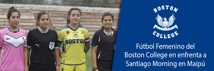Foto Fútbol Femenino del Boston College en enfrenta a Santiago Morning en Maipú