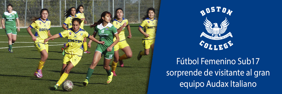 Foto Fútbol Femenino Sub17 sorprende de visitante al gran equipo Audax Italiano