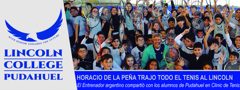 HORACIO DE LA PEÑA EN LINCOLN COLLEGE PUDAHUEL