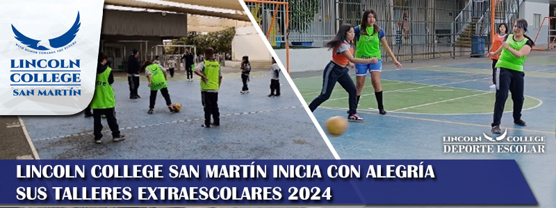 Foto LINCOLN COLLEGE SAN MARTÍN INICIA SUS TALLERES EXTRAESCOLARES CON TODO 