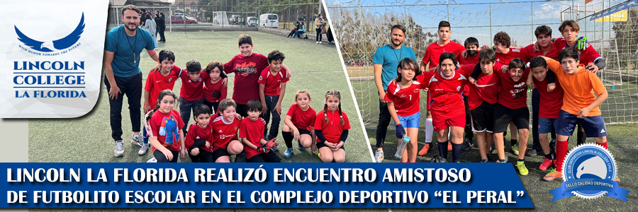 Foto LINCOLN LA FLORIDA REALIZÓ ENCUENTRO AMISTOSO DE FUTBOLITO ESCOLAR EN EL COMPLEJO DEPORTIVO EL PERAL