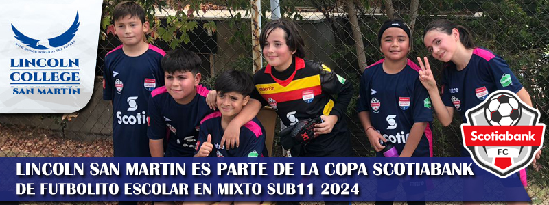 Foto LINCOLN SAN MARTÍN ES PARTE DE LA COPA DE FUTBOLITO SCOTIABANK MIXTO SUB11 2024