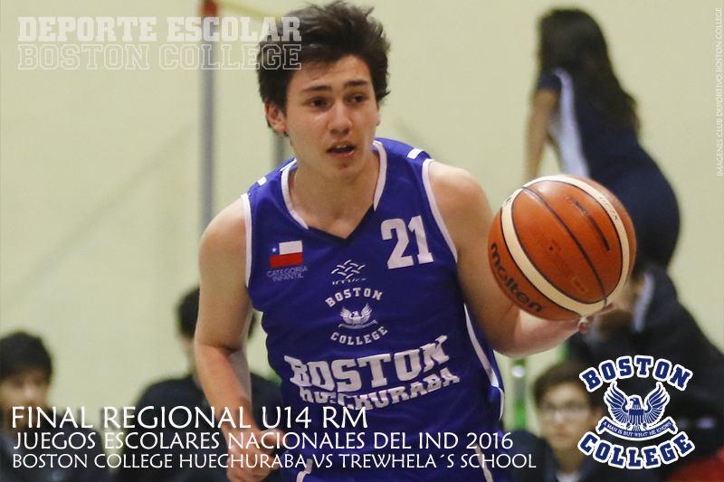 Boston College Huechuraba vs Trewhellas - Final Regional Juegos Escolares IND