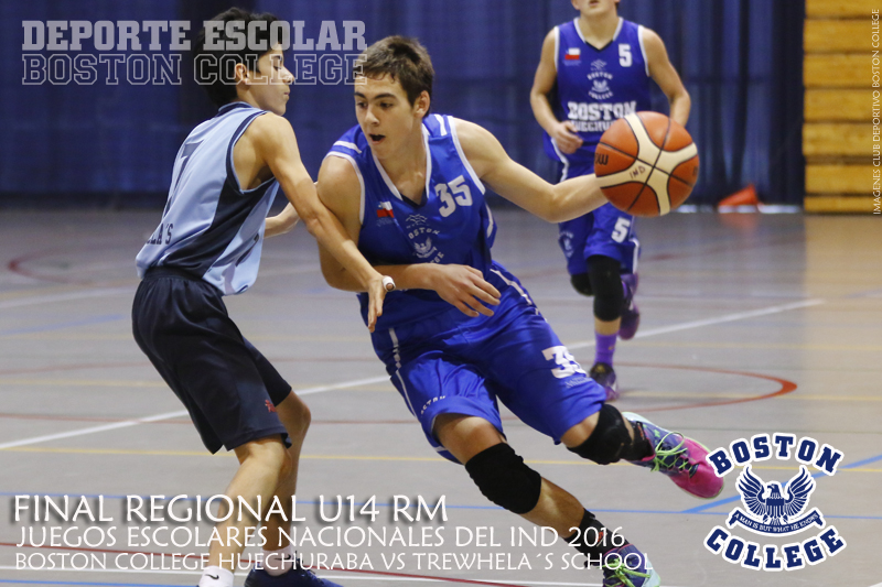 Boston College Huechuraba vs Trewhellas - Final Regional Juegos Escolares IND