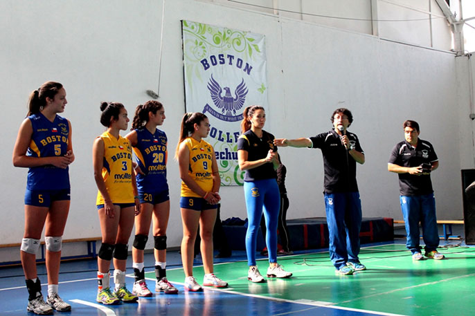 Clínica de Vóleibol en Boston College Huechuraba