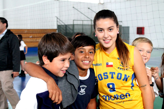 Clínica de Vóleibol en Boston College Huechuraba