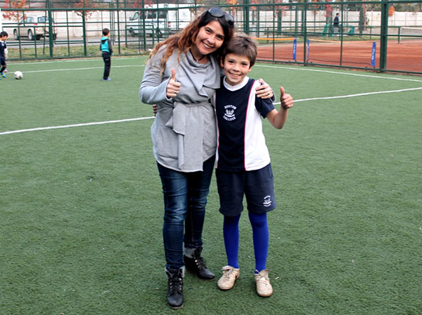 Gran jornada de fútbol se vivió en Boston College Huechuraba