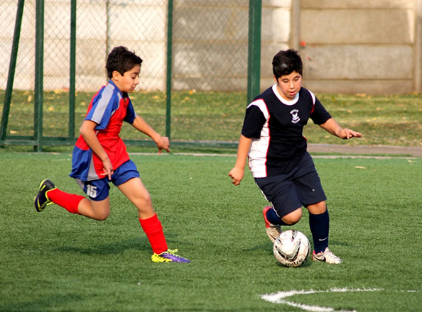 Gran jornada de fútbol se vivió en Boston College Huechuraba