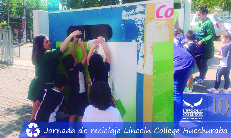 Jornada de reciclaje Lincoln College Huechuraba