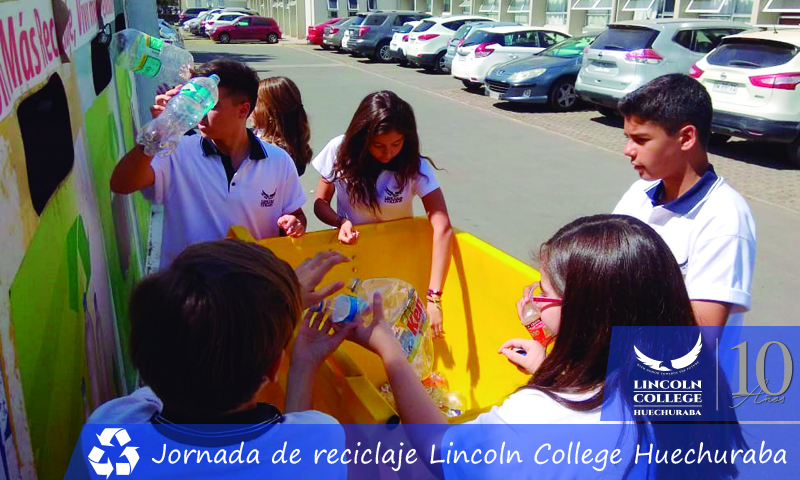 Jornada de reciclaje Lincoln College Huechuraba