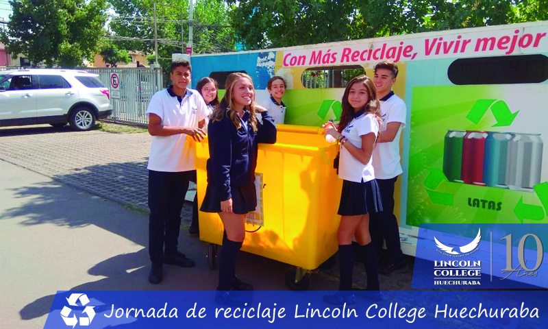 Jornada de reciclaje Lincoln College Huechuraba